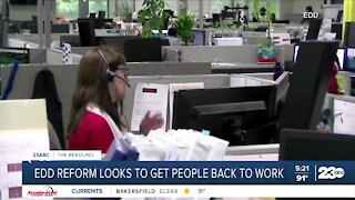 EDD reform looks to get people back to work