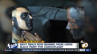 Seals banned from using black face paint?