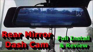 Rear Mirror Dash Cam - Full Install & Review - Watch This!