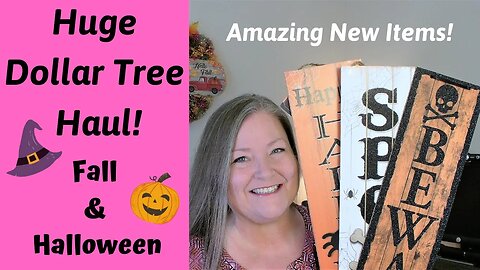 Huge Dollar Tree Haul ~ New Fall & Halloween ~ Amazing New Items This Week at Dollar Tree ~ 08/17/21