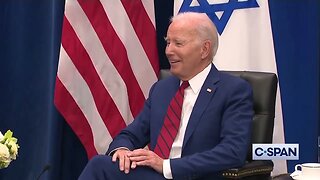 Biden Refuses Questions, Kicks Press Out Of Room Following Meeting With Israeli Prime Minister