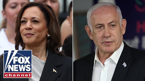 VP Harris ripped for ditching Netanyahu's address for sorority event| N-Now ✅