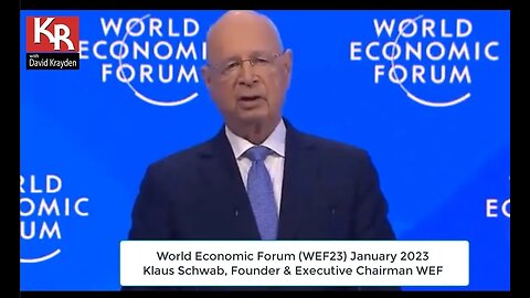Schwab says globalists "need to overcome" "critical attitudes" causing "fragmentation": WEF23