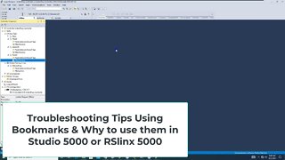 Using Bookmarks in Studio 5000 | Troubleshooting Tips