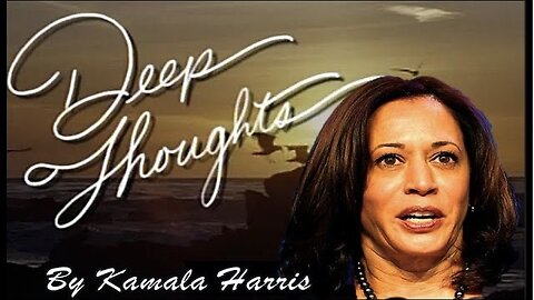 Kamala Harris shares her DEEP THOUGHTS about Ukraine & Russia 🤦‍♂️