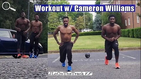 Cameron Williams and JLoOnTheTrack Workout @ TWU #workout #jloonthetrack