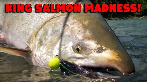 12 Minutes Of INSANE KING SALMON FISHING!! Bobber Downs, SAVAGE Takedowns, Twitching & MORE!