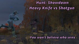 Hunt Showdown heavy knife vs shotgun