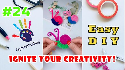 Easy Animal Crafting Ideas #24