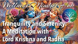 Tranquility and Serenity: A Meditation with Lord Krishna and Radha