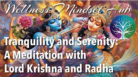 Tranquility and Serenity: A Meditation with Lord Krishna and Radha