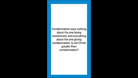 Condemnation