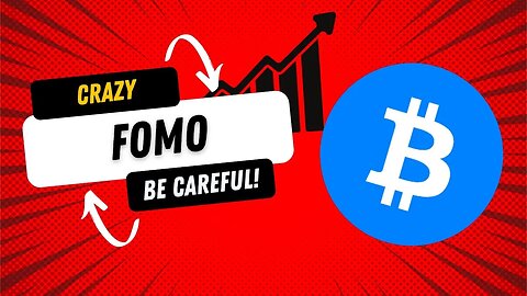Bitcoin Fomo Is On! Be Careful And Watch For This Retest To Avoid Getting Rekt!