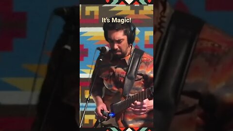 IT’S MAGIC I TELL YOU!! #music #nativeamericanflute #magic #guitar #magnet #blanket #tricks