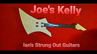 Making a handmade custom guitar from scratch part 5 Joe's Kelly