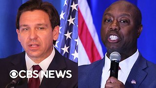 DeSantis, Scott hit campaign trail in early voting states