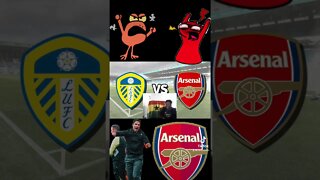 ARSENAL VS LEEDS RED CARD GABRIEL #arsenal #arsenalfantv #fyp #soccer #premierleague #football