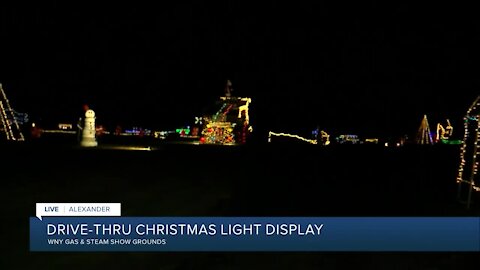 Drive-Thru Christmas Light Show open in Genesee County
