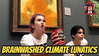 Brainwashed Climate Lunatics Throw Tomato Soup on Van Gogh’s Favorite Painting