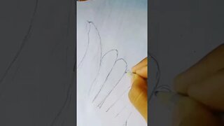 drawing of a girl hand 👏👏👌👌👌