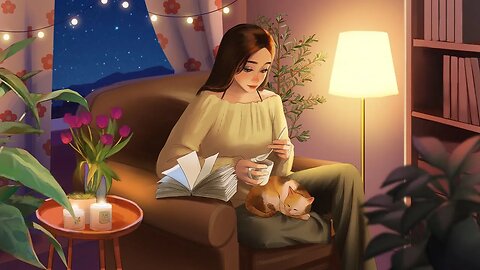 Calm night coffee ☕ Music to put you in a bettr mood • lofi music to relax, study, sleep