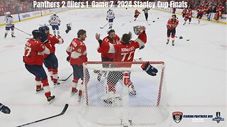 Panthers 2 Oilers 1 Game 7 2024 Stanley Cup Finals