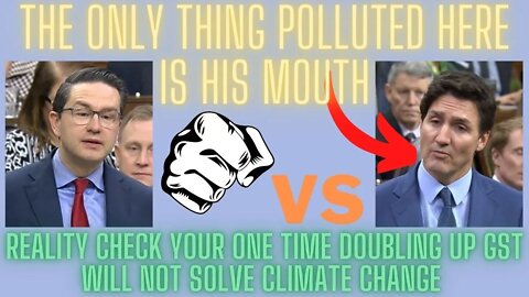 The Only thing polluted here is the prime ministers mouth, when he opens it he contaminates the room