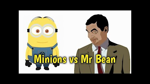 Minions and Mr Bean Scary Prank