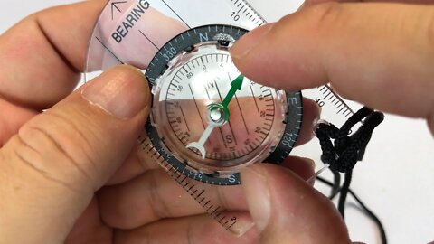 It broke! My Flexzion Mini Baseplate Compass Pocket Style with MM INCH Measure Ruler and Neck Strap