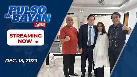LIVE | Pulso ng Bayan with Atty. Harry Roque, Admar Vilando and Jade Calabroso | December 13, 2023