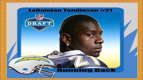 Madden 23 Legend Draft Pick LaDainian Tomlinson Creation