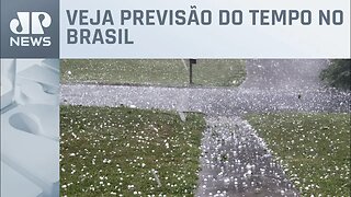 Risco de temporais com granizo em vários estados do Brasil