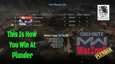COD MW WARZONE! THIS IS HOW YOU WIN AT PLUNDER! RaZoR GAME GUY ENTERTAINMENT **ARCHIVE AUG 2020**