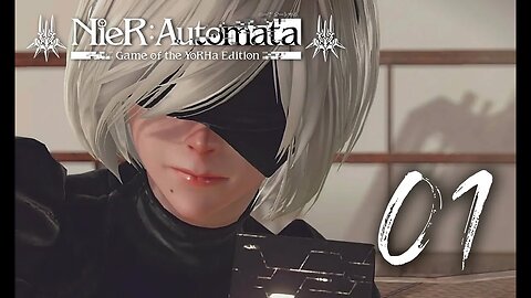 2B | Nier: Automata | Blind PS4 Gameplay 01 | SpliffyTV