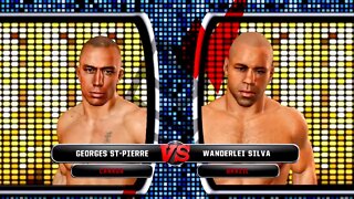 UFC Undisputed 3 Gameplay Wanderlei Silva vs Georges St-Pierre (Pride)