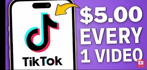 Earn $5 for Every TikTok Video Watched - Make Money Online