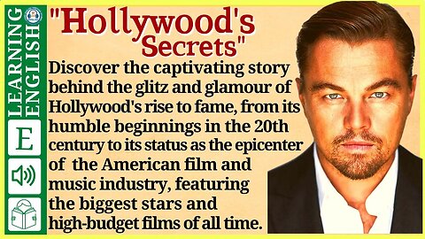 english story for listening ⭐ Level 3 – Hollywood's Secrets | WooEnglish