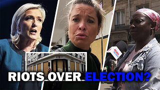 Paris is now unrecognizable. Will there be riots over tonight's election?