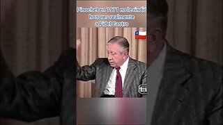 PRESIDENTE PINOCHET AÑO 1971 Ni NUNCA RINDIÓ HONORES AL SÁTRAPA FIDEL CASTRO #verdadhistorica