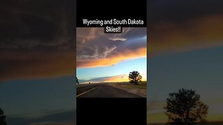 Dramatic storm clouds in Wyoming! #Dangerous stormsclouds!