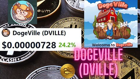 DogeVille (DVILLE) new coin, current value $0.00000728