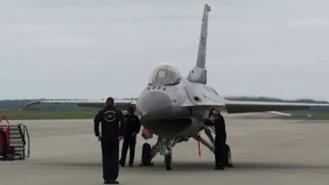 Must see: F-16 engine start & pre-flight