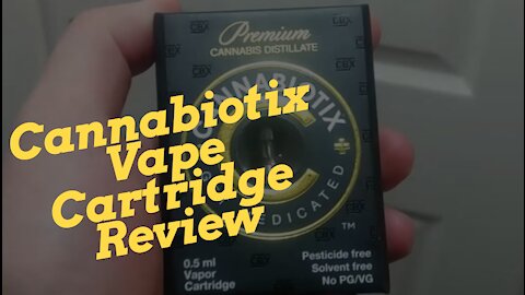 Cannabiotix Vape Cartridge Review: Good, Just Not Great