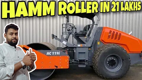 HAMM Roller Review: Powerful Performance at 21 Lakh For Sale || #heavyequipment #roller #machine