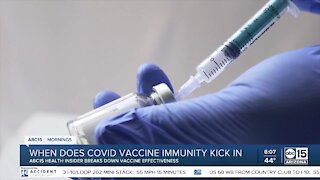 When does COVID-19 vaccine immunity kick in?