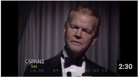 In 1992, American radio broadcaster Paul Harvey gave a prophetic speech