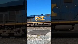 CSX Hopper Train Blowing By The Crossing Greenwich Ohio Train Horn #train #trainhorn #asmr #csx