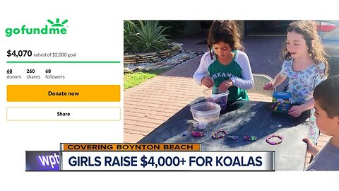 Boynton Beach girls raise money for koalas