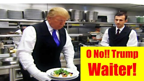O No!! NPTrump Cleans Bathrooms, Works as a Waiter and Bell Hop at a Hotel