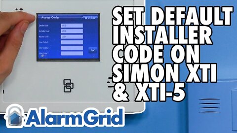 Interlogix Simon XTi & XTi-5: Setting Installer Code to Default